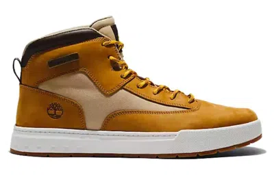 Timberland Maple Grove Fabric And Leather Chukka Boot 'wheat' In Multi