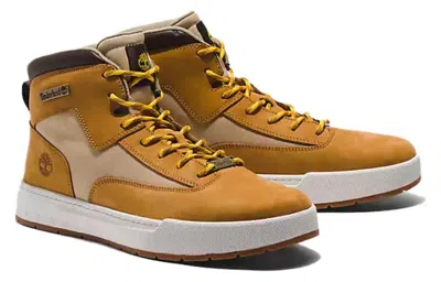 Timberland Maple Grove Fabric And Leather Chukka Boot 'wheat' In Multi