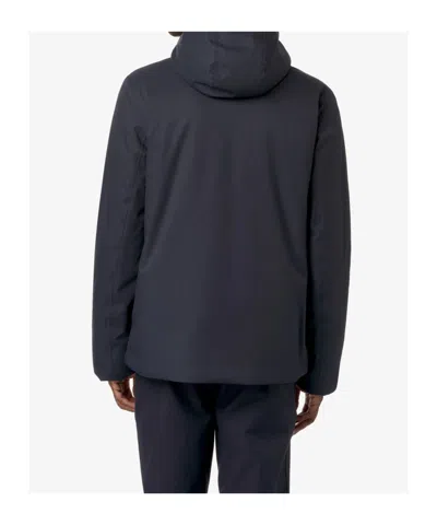 K-way Short Jacket With Adjustable Hood In Multi