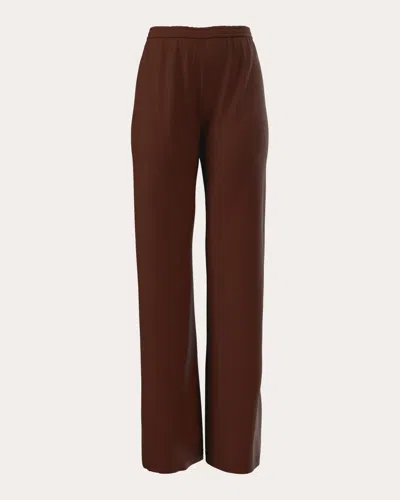 Andrea Iyamah Women's Ovu Jersey Knit Straight-leg Pants In Brown