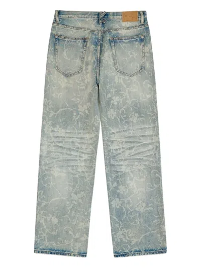Kidsuper Floral-pattern Jeans In Multi