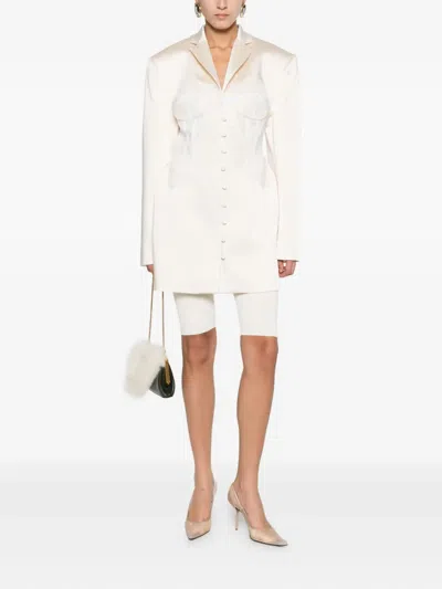 Giuseppe Di Morabito Lace-overlay Jacket In White
