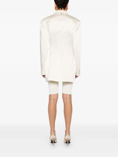 Giuseppe Di Morabito Lace-overlay Jacket In White