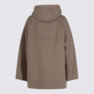 Max Mara Beige Cashmere Gradi Coat In Brown