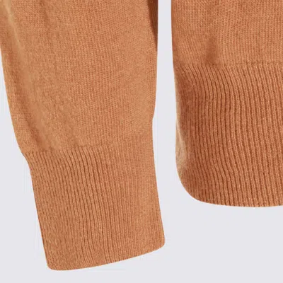 Altea Camel Wool Knitwear In Brown
