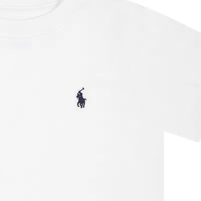 Ralph Lauren White T-shirt For Boy With Pony Logo In White