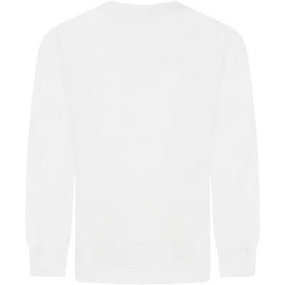 Ralph Lauren White T-shirt For Boy With Pony Logo In White