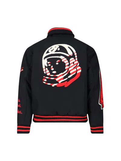 Billionaire Script Bomber Jacket In Black