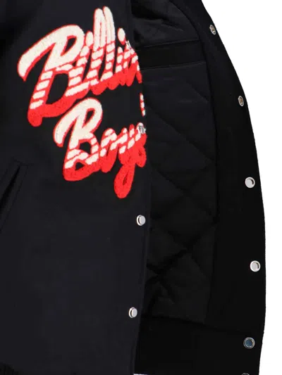 Billionaire Script Bomber Jacket In Black