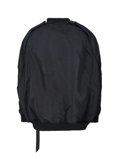 Drkshdw Bomber Jacket Convertible Jumbo Peter Flight In Black