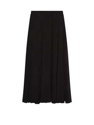 Marella Pleated Skirt In Black