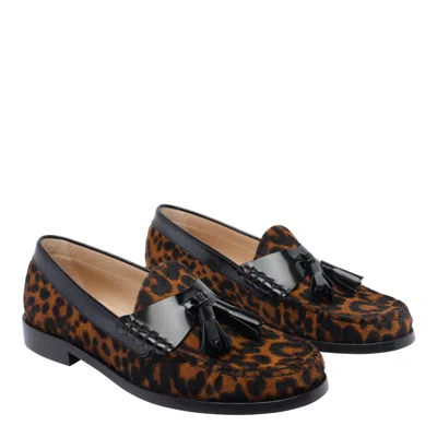 Stuart Weitzman Mocasines - Marrón In Animal Print