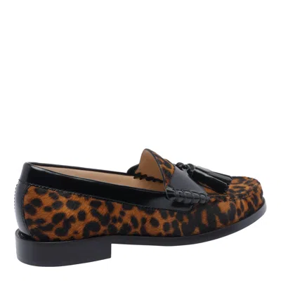 Stuart Weitzman Mocasines - Marrón In Animal Print