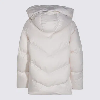 Add White Down Jacket In White