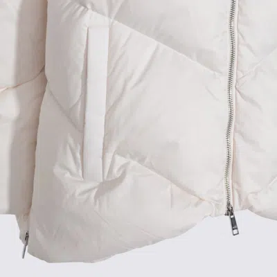 Add White Down Jacket In White