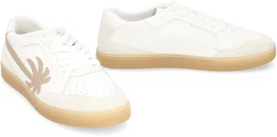 Palm Angels Sneakers Low-top New Palm 1 In Leather In Multi