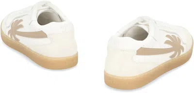 Palm Angels Sneakers Low-top New Palm 1 In Leather In Multi