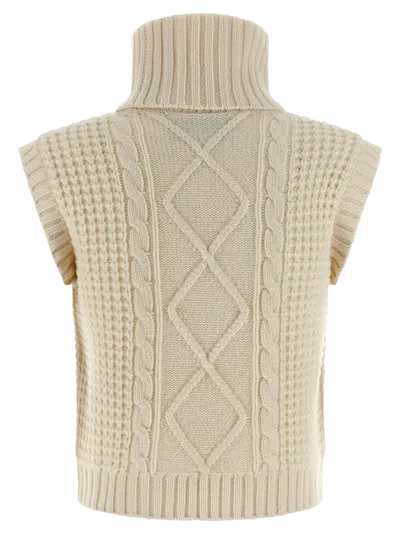 Perfect Moment Crystal Vest In Neutral