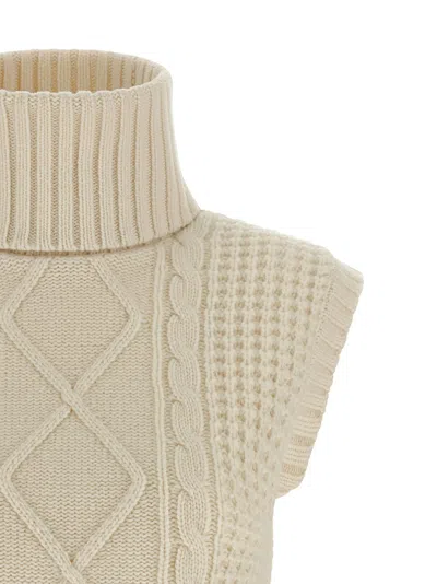 Perfect Moment Crystal Vest In Neutral