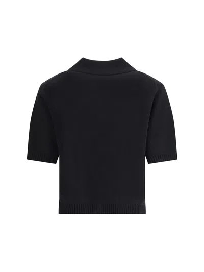 Givenchy Wool And Cashmere Polo Sweater In Black