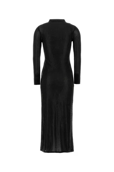 Alexander Wang Women Embellished Viscose Shirt Dress In Black