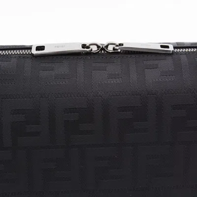Fendi Men Lui Nylon Messenger Bag In Black