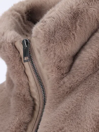 Pinko 'deyn' Fur-effect Vest In Brown
