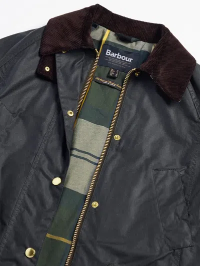 Barbour Long Beadnell Wax Cot Outwear In Brown