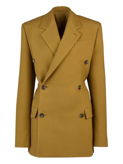 双排扣羊毛夹克