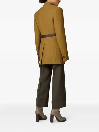 双排扣羊毛夹克