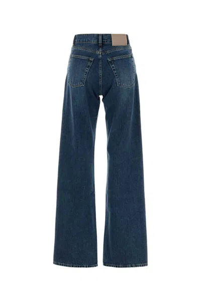 Our Legacy Wide-leg Denim Trousers Five Pockets In Blue