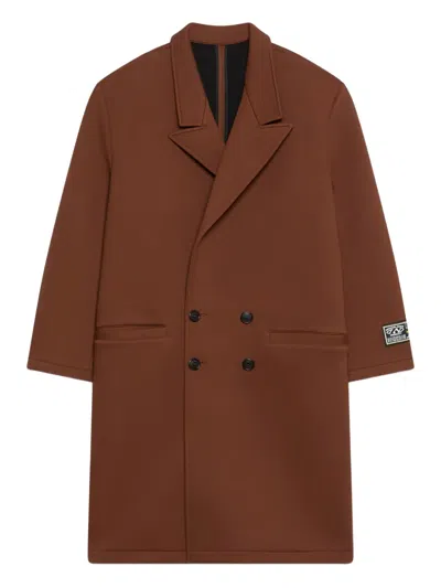 Gcds Doppelreihiger Mantel In Brown