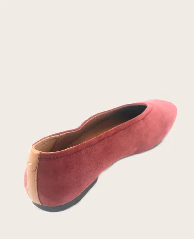 Gentle Souls - Willow Suede Ballet Flat In Burgundy