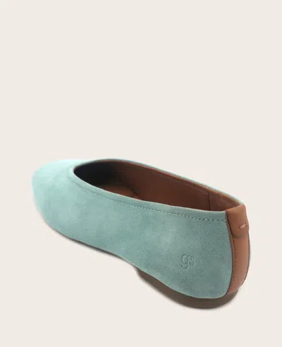 Gentle Souls - Willow Suede Ballet Flat In Blue