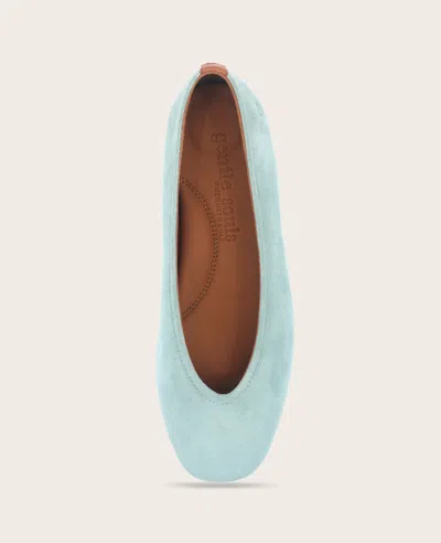 Gentle Souls - Willow Suede Ballet Flat In Blue