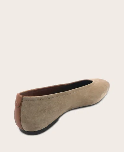 Gentle Souls Willow Woven Flat In Brown