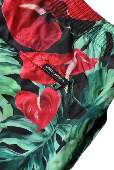 Dolce & Gabbana Black Floral Underwired Balconette Bra Women's Underwear In Black