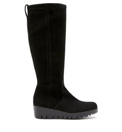 La Canadienne Ty Waterproof Suede Knee-high Boots In Animal Print