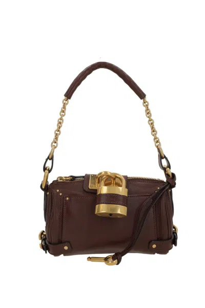 Chloé Womens Crafty Brown Paddington Small Leather Cross-body Bag In Brown