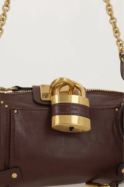 Chloé Womens Crafty Brown Paddington Small Leather Cross-body Bag In Brown