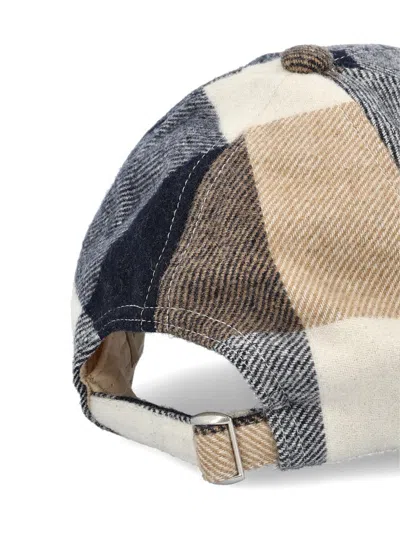 Woolrich Checked-pattern Baseball Cap In Multi