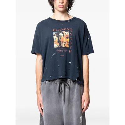 Paly Hollywood Cotton T Shirts In Blue