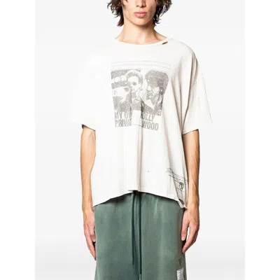 Paly Hollywood Cotton T Shirts In White