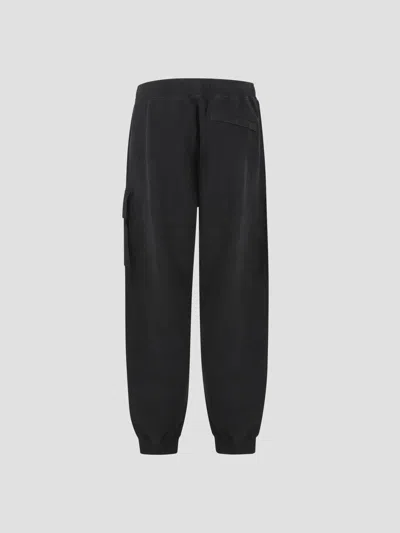 Stone Island Sweater Trousers In Black