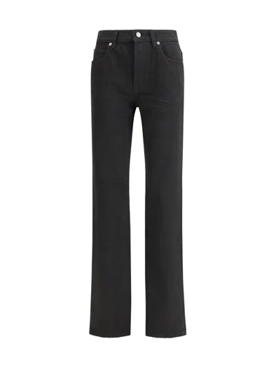 Saint Laurent Nico Jeans In Berlin Denim In Black