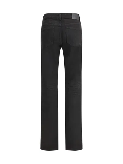 Saint Laurent Nico Jeans In Berlin Denim In Black
