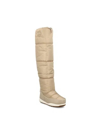 Bogner Quilted Over-the-knee Boots In Brown