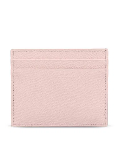Valentino Vlogo Card Holder In Pink