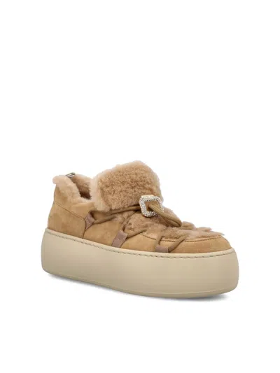 Roger Vivier Sneakers In Brown