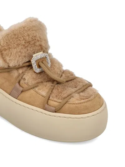 Roger Vivier Sneakers In Brown